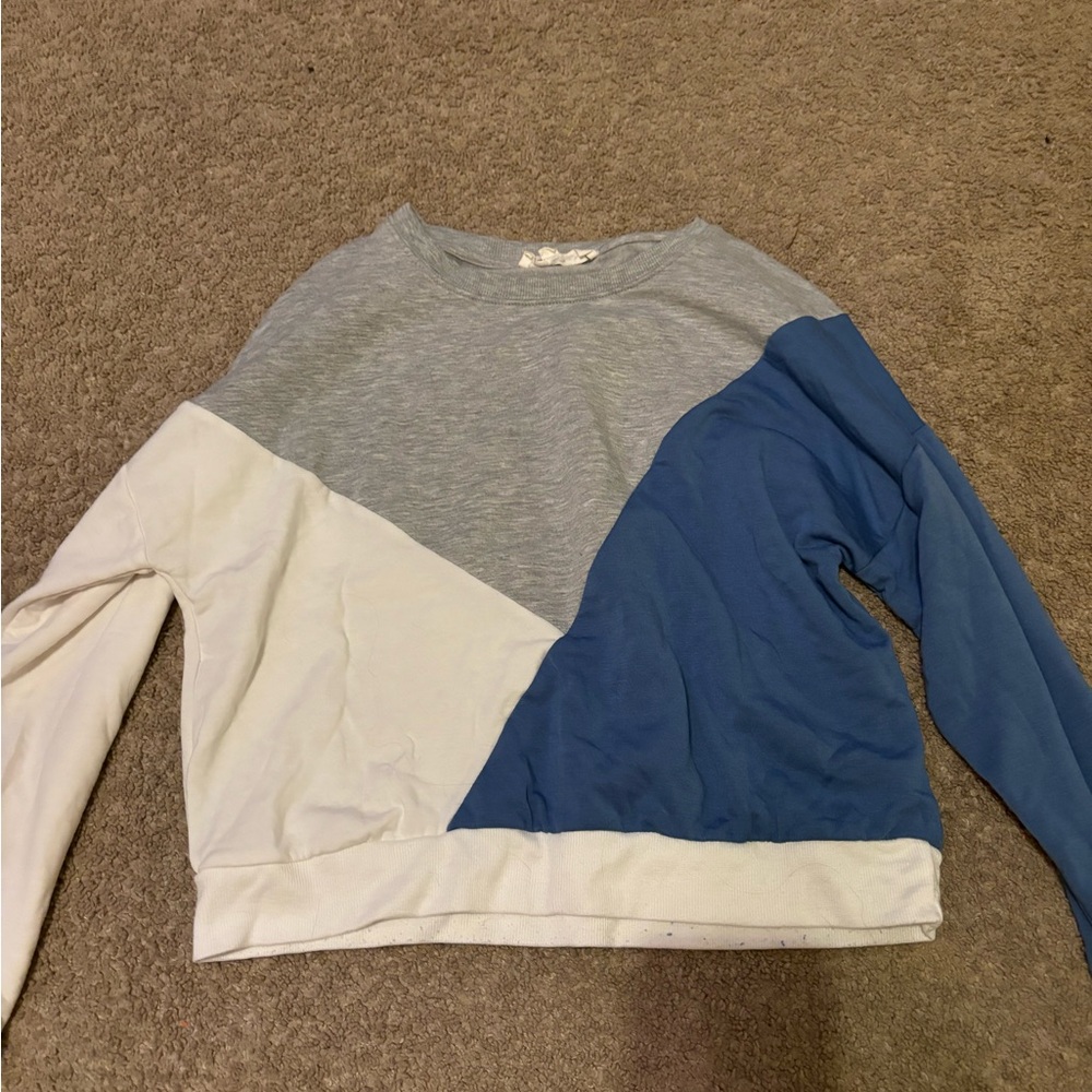 Hippie Rose Patterned Crewneck